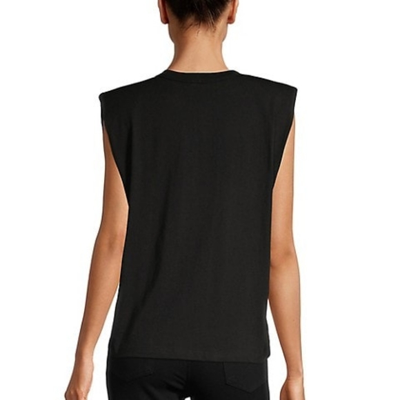 Shoulder Pad Tee - Picture 2 of 4